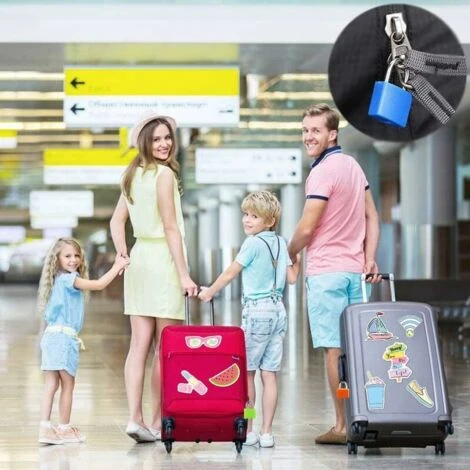 8pcs Serrures De Valise Avec Clés, Cadenas Valise, Petit Cadenas à Clé, Cadenas Couleur Mini, Cadenas Bagages Multicolore, Cadenas Valise Avec 2 Clé, Pour Bagage Valise Sac De Voyage Diary, 8 Couleurs 4 8pcs Serrures De Valise Avec Clés, Cadenas Valise, Petit Cadenas à Clé, Cadenas Couleur Mini, Cadenas Bagages Multicolore, Cadenas Valise Avec 2 Clé, Pour Bagage Valise Sac De Voyage Diary, 8 Couleurs – Image 4