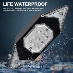 Clignotant Vélo, Feu Arriere Vélo, Feux Clignotant Vélo Sans Fil Rechargeable USB Cyclisme Lumière Davertissement, 6 Modes D'éclairage Pour Assurer La Sécurité Et Visibilité 9 Clignotant Vélo, Feu Arriere Vélo, Feux Clignotant Vélo Sans Fil Rechargeable USB Cyclisme Lumière Davertissement, 6 Modes D'éclairage Pour Assurer La Sécurité Et Visibilité -Promos Matériel Boutique 99373897 5