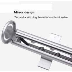 Heavy Duty Porte-vêtements Extractible Porte Pantalon Cintre Coulissant,penderie Telescopique,Rail De Suspension Pour Armoire à Vêtements,T-Audace 7 Heavy Duty Porte-vêtements Extractible Porte Pantalon Cintre Coulissant,penderie Telescopique,Rail De Suspension Pour Armoire à Vêtements,T-Audace -Promos Matériel Boutique 99373993 3