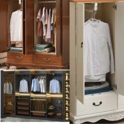 Heavy Duty Porte-vêtements Extractible Porte Pantalon Cintre Coulissant,penderie Telescopique,Rail De Suspension Pour Armoire à Vêtements,T-Audace 9 Heavy Duty Porte-vêtements Extractible Porte Pantalon Cintre Coulissant,penderie Telescopique,Rail De Suspension Pour Armoire à Vêtements,T-Audace -Promos Matériel Boutique 99373993 5