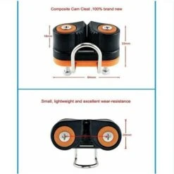 GP Voilier Came Taquet Entrée Rapide Taquet Coinceur Kayak Ancre Taquet Coinceur, 3 à 12 Mm -Promos Matériel Boutique 99639953 3