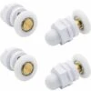 Roulettes De Douche Roue Pour Porte De Douche Roulettes Coulissantes Rouleaux De Porte De Douche Laiton Cabine De Douche Porte A Roulette Roue De Porte Poulies Accessoire Matériel Outil 4Pcs